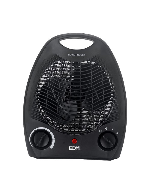 Calefactor compacto 1000 - 2000 w negro