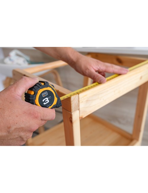 Flexómetro 3m x 16mm, abs standard koma tools