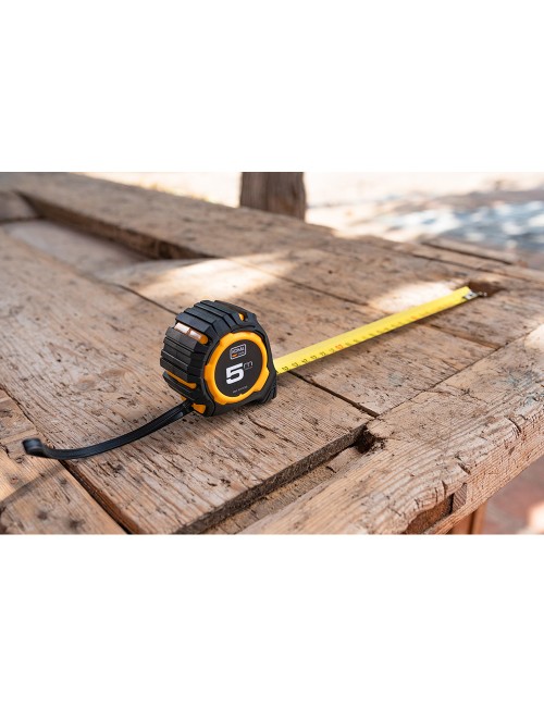 Flexómetro 5m x 25mm abs standard koma tools