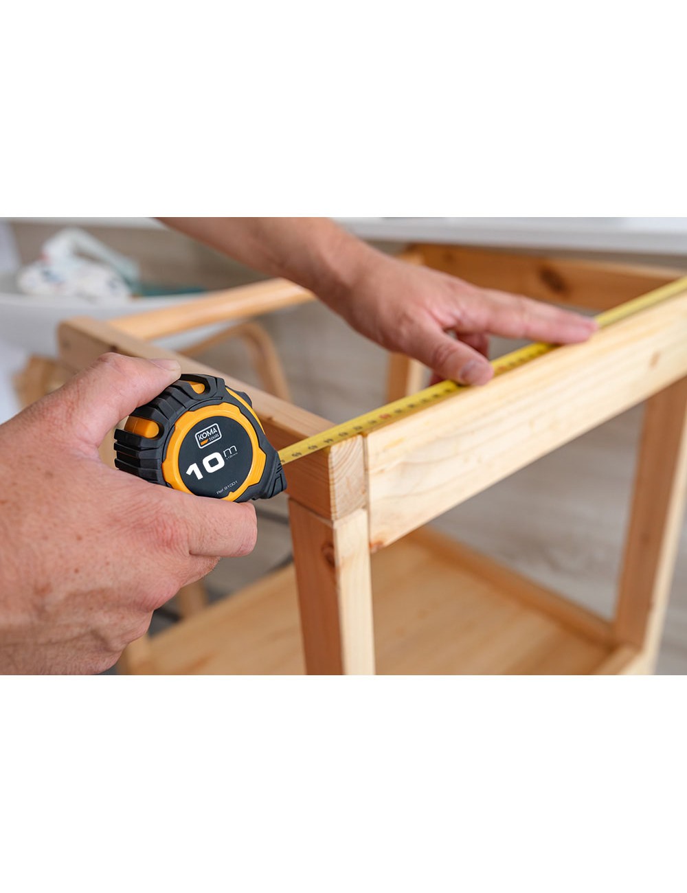 Flexómetro 10m x 25mm abs standard koma tools