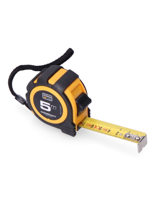 Flexómetro 5m x 19mm abs compact koma tools