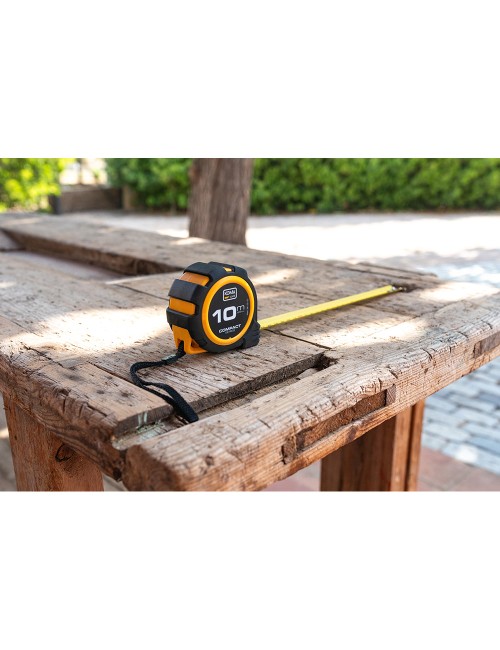 Flexómetro 10m x 25mm abs compact koma tools