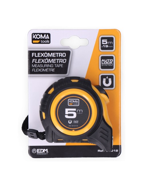 Flexómetro 5m x 19mm abs magnet