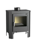 Estufa de leña frontal 57 x 40 x 71,7 cm