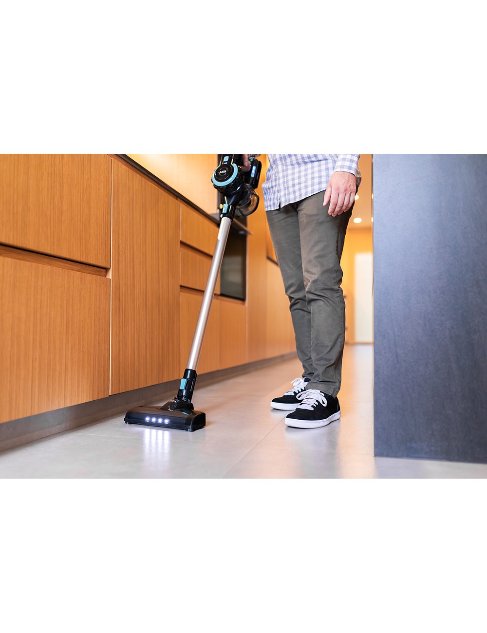 Aspirador escoba sin cable 2 en 1, 200w 18kpa