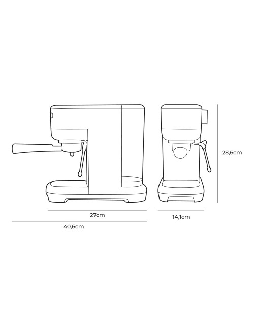 Cafetera espresso de 20 bares