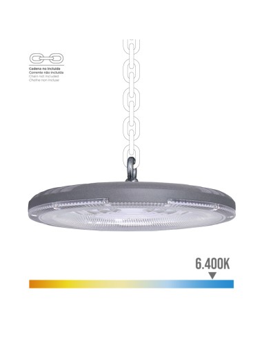 Campana led 100 w 6400 k 10000 lm ø26 x 4,5 cm