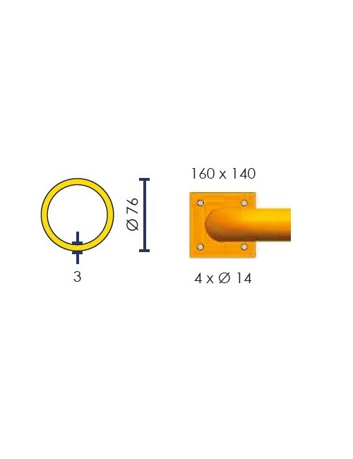 Barrera de Protección BAR3575NJ