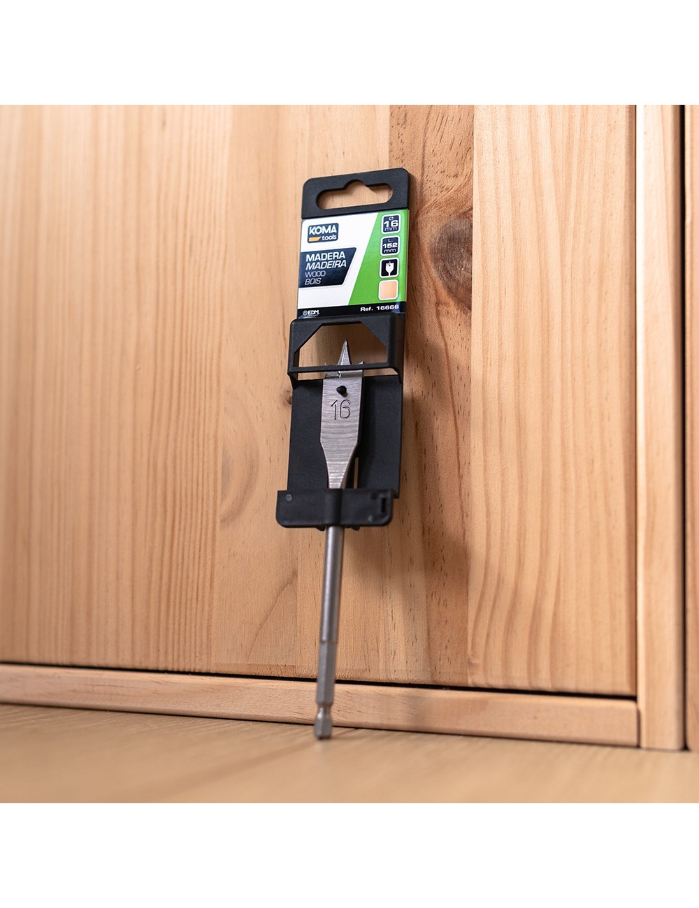 Broca plana para madera ø25,00 x 152 mm