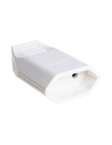 Base aerea con faldón 10 a 250 v blanca