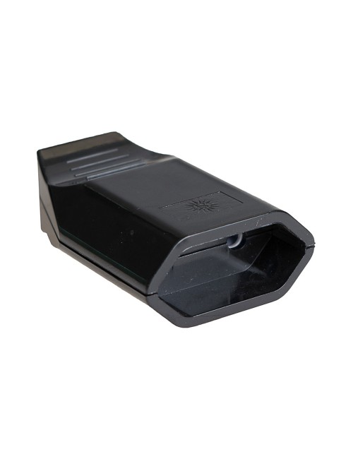 Base aerea con faldón 10 a 250 v negra