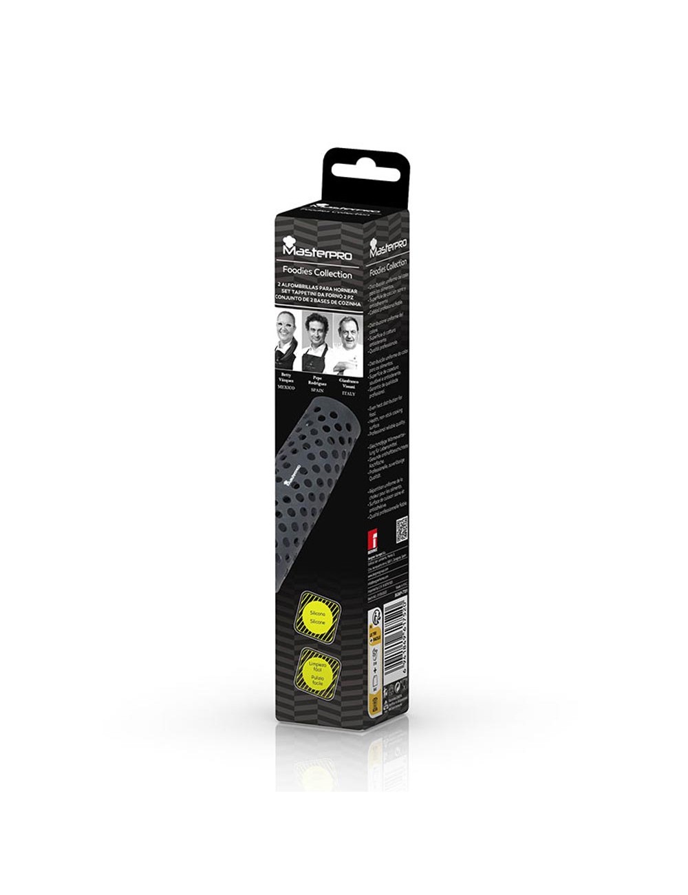 Juego de 2 alfombras de silicona para hornear