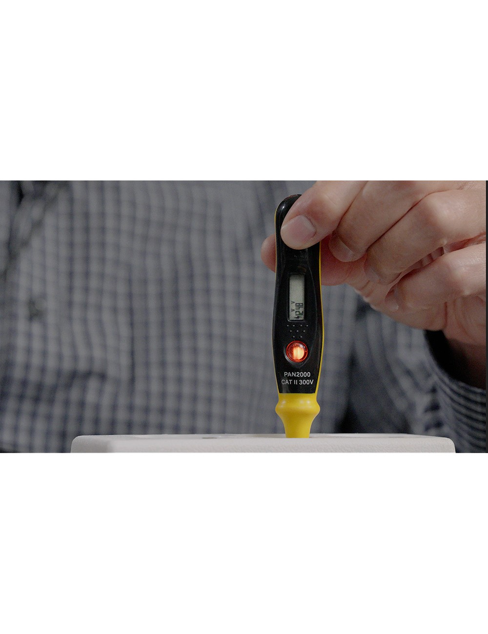 Destornillador/probador de voltaje de 1 polo pan 2000 pancontrol