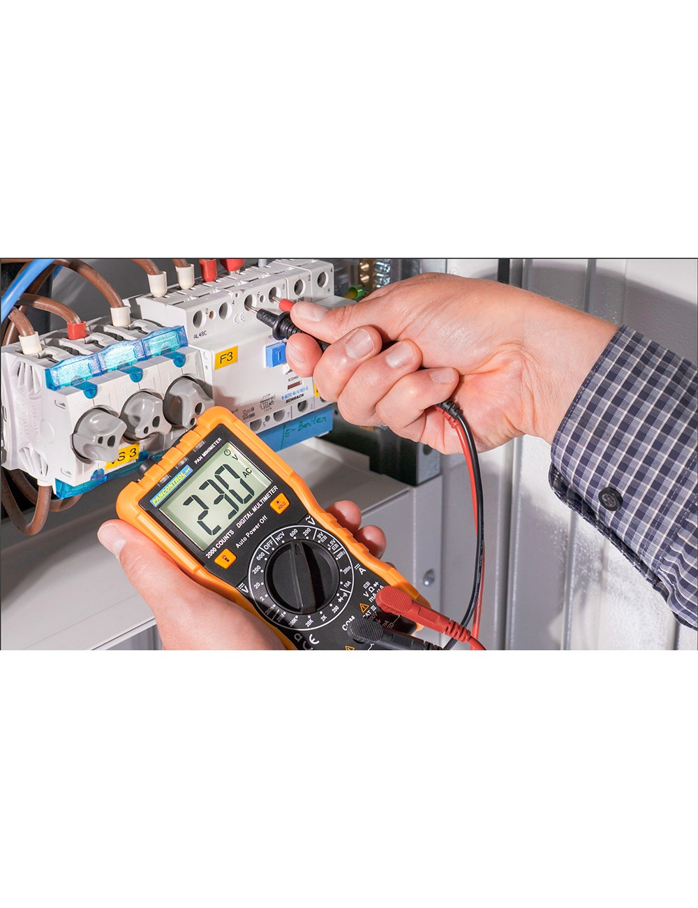 Multímetro digital cat iii 600v pan minimeter