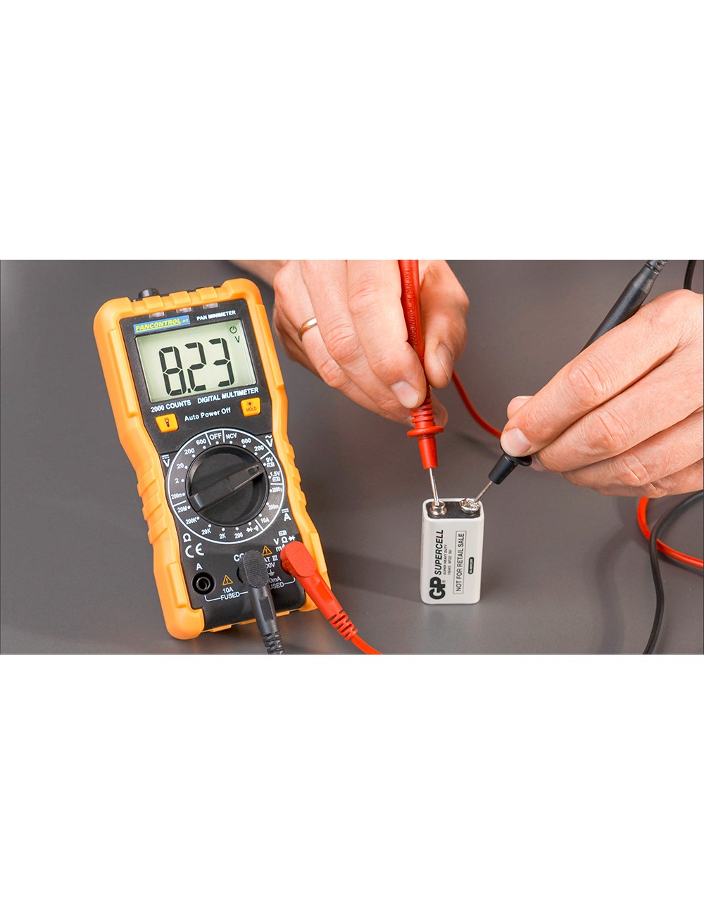 Multímetro digital cat iii 600v pan minimeter