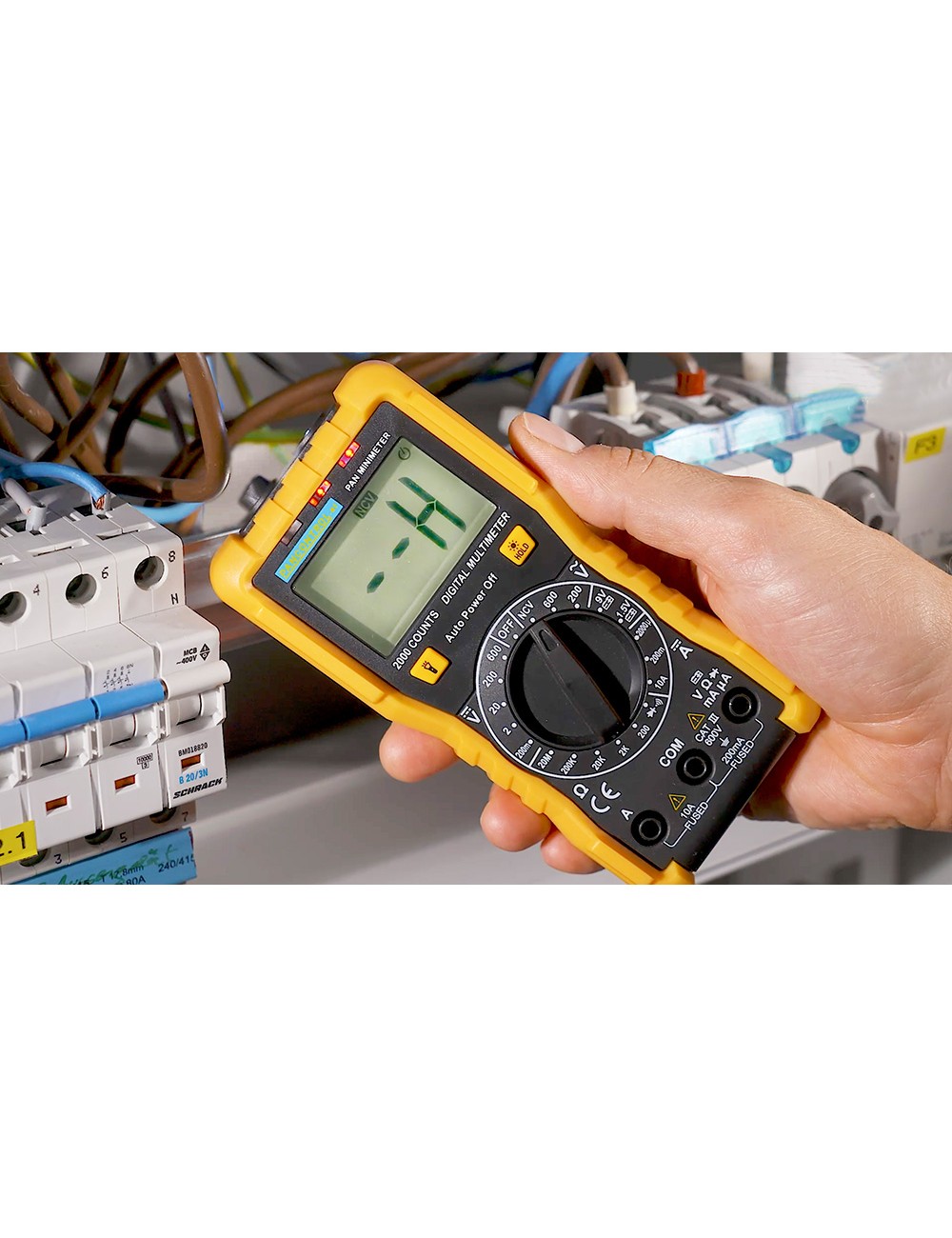 Multímetro digital cat iii 600v pan minimeter