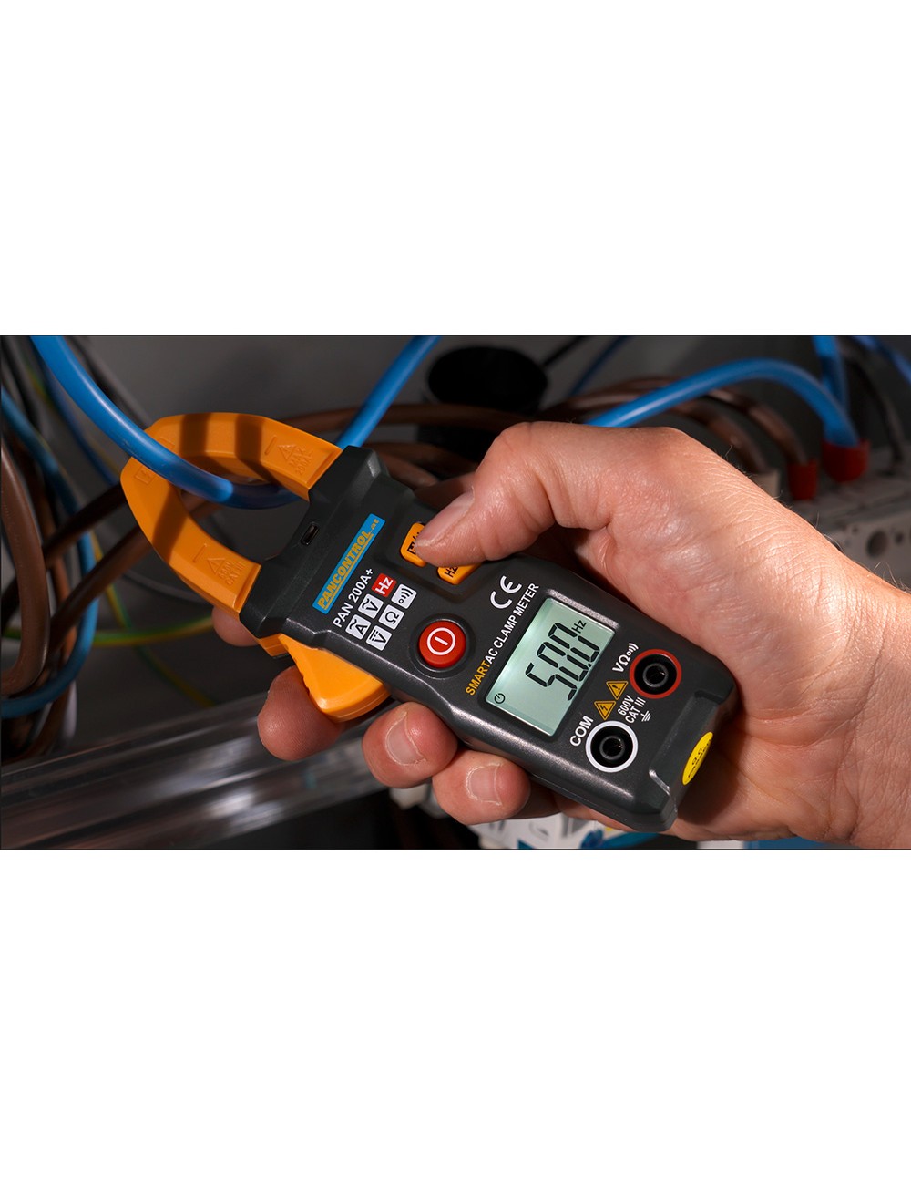 Pinza amperimétrica digital ac pan 200+ pancontrol
