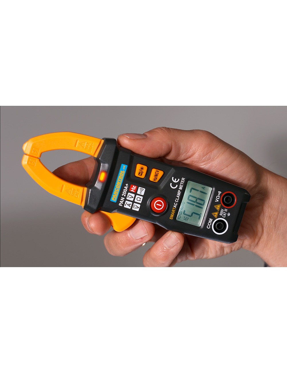 Pinza amperimétrica digital ac pan 200+ pancontrol