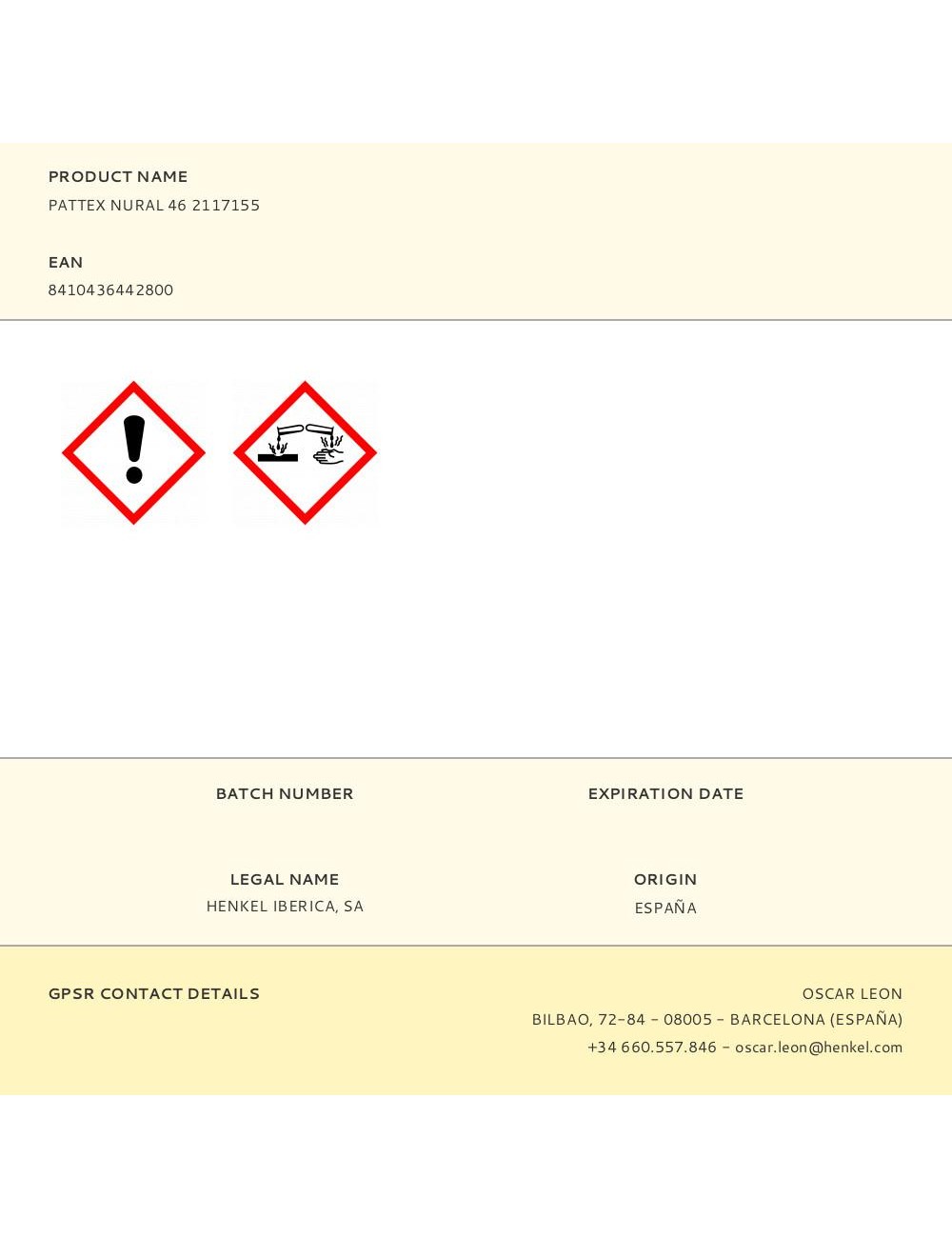 Pattex nural 46 2117155