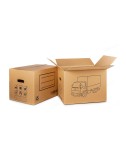 Caja de cartón para mudanza (asa troquelada) 50 x 35 x 35 cm