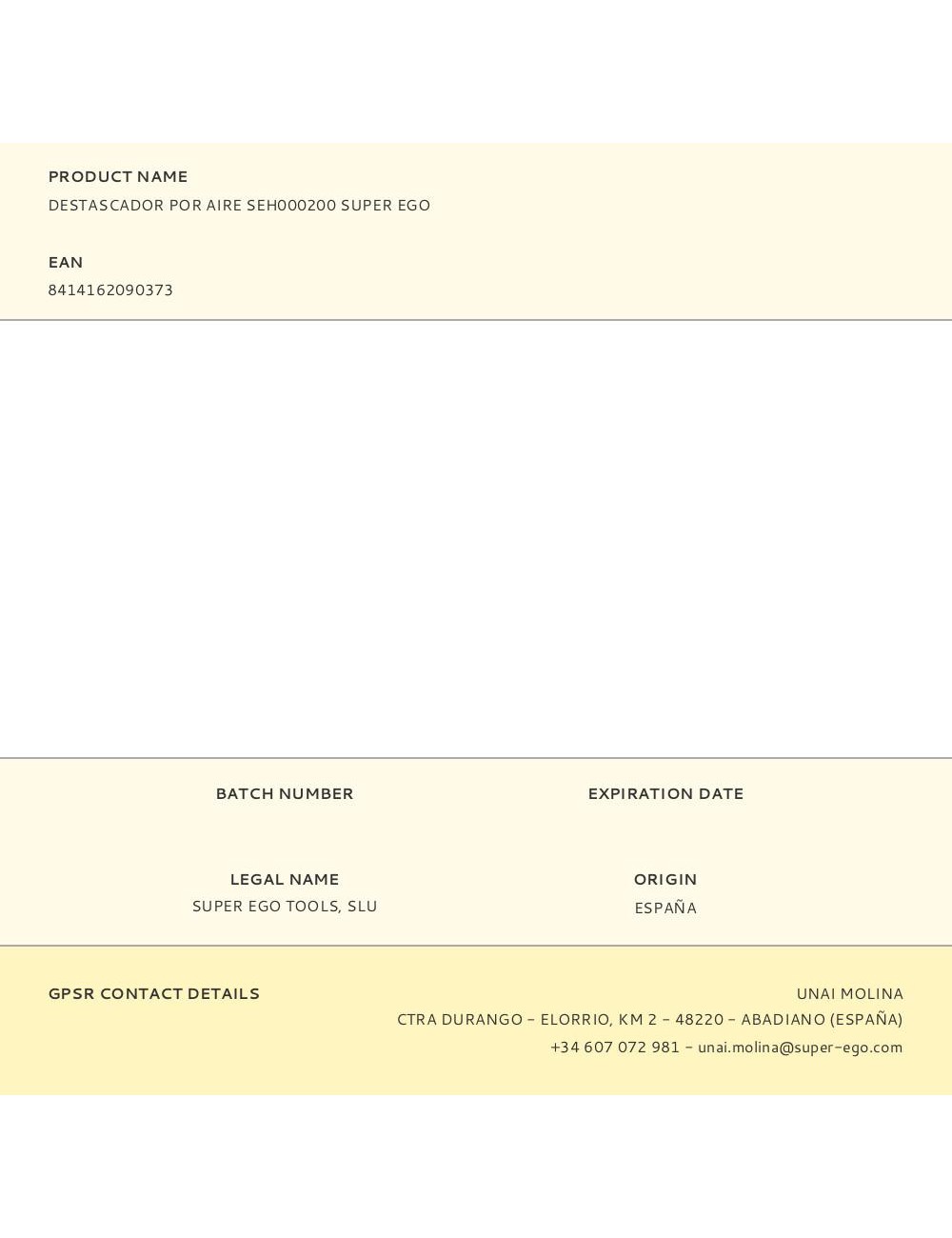 Destascador por aire