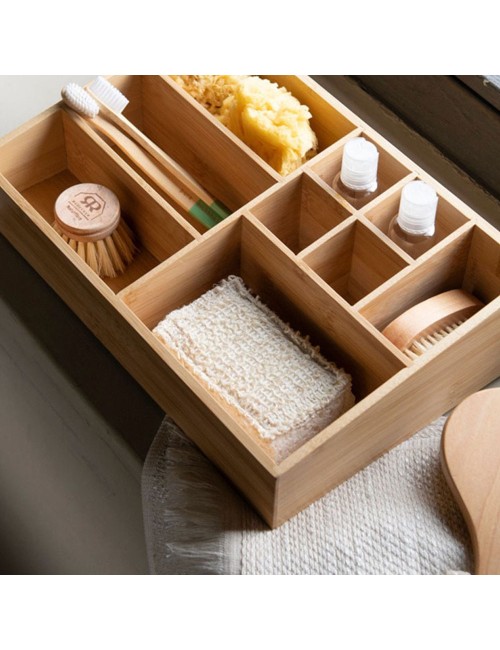 Organizador de bambú 33 x 21 x 9 cm