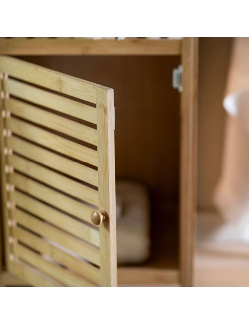 Armario de bambú 36 x 33 x 110 cm