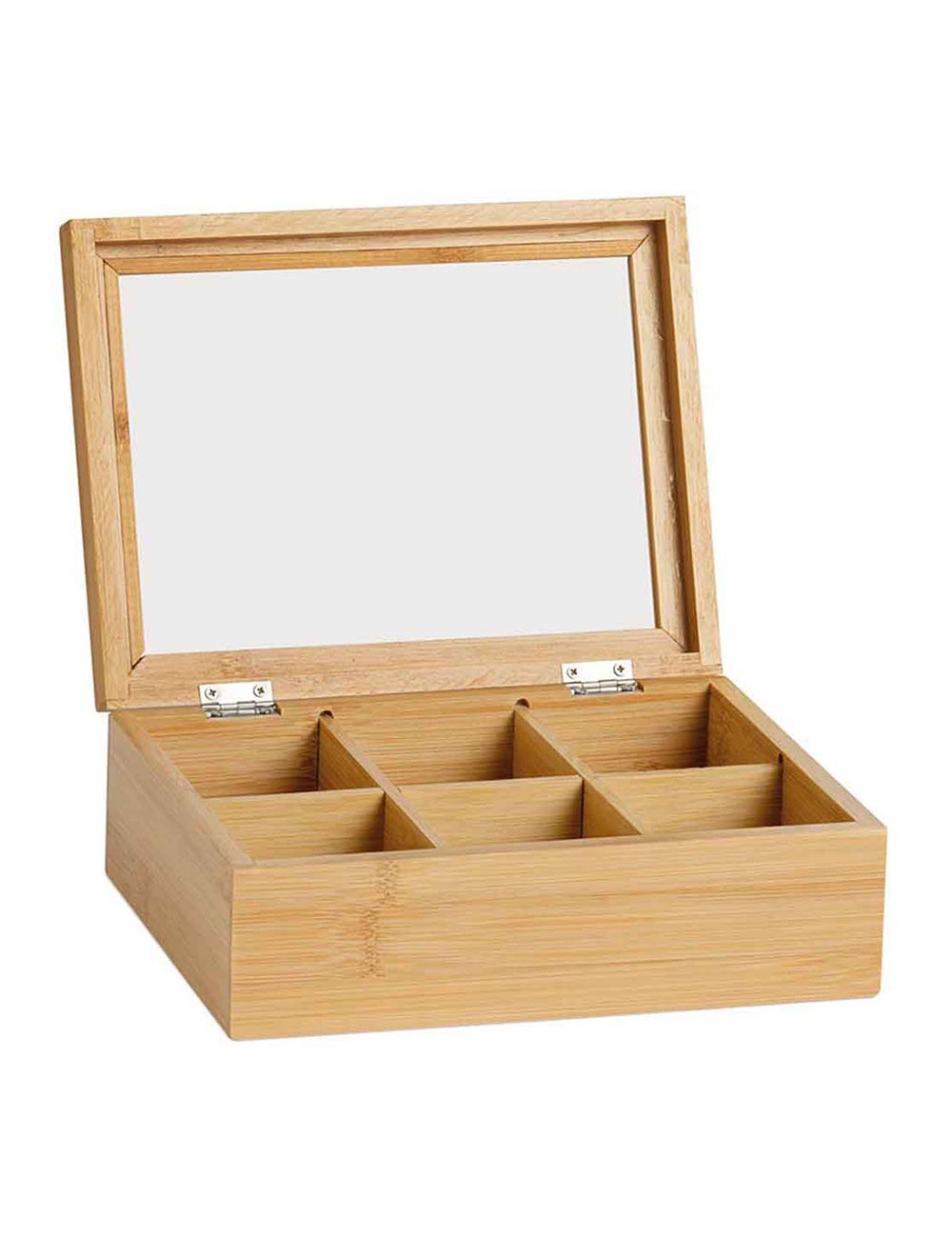 Caja de bambú para infusiones 21 x 16 x 7,5 cm