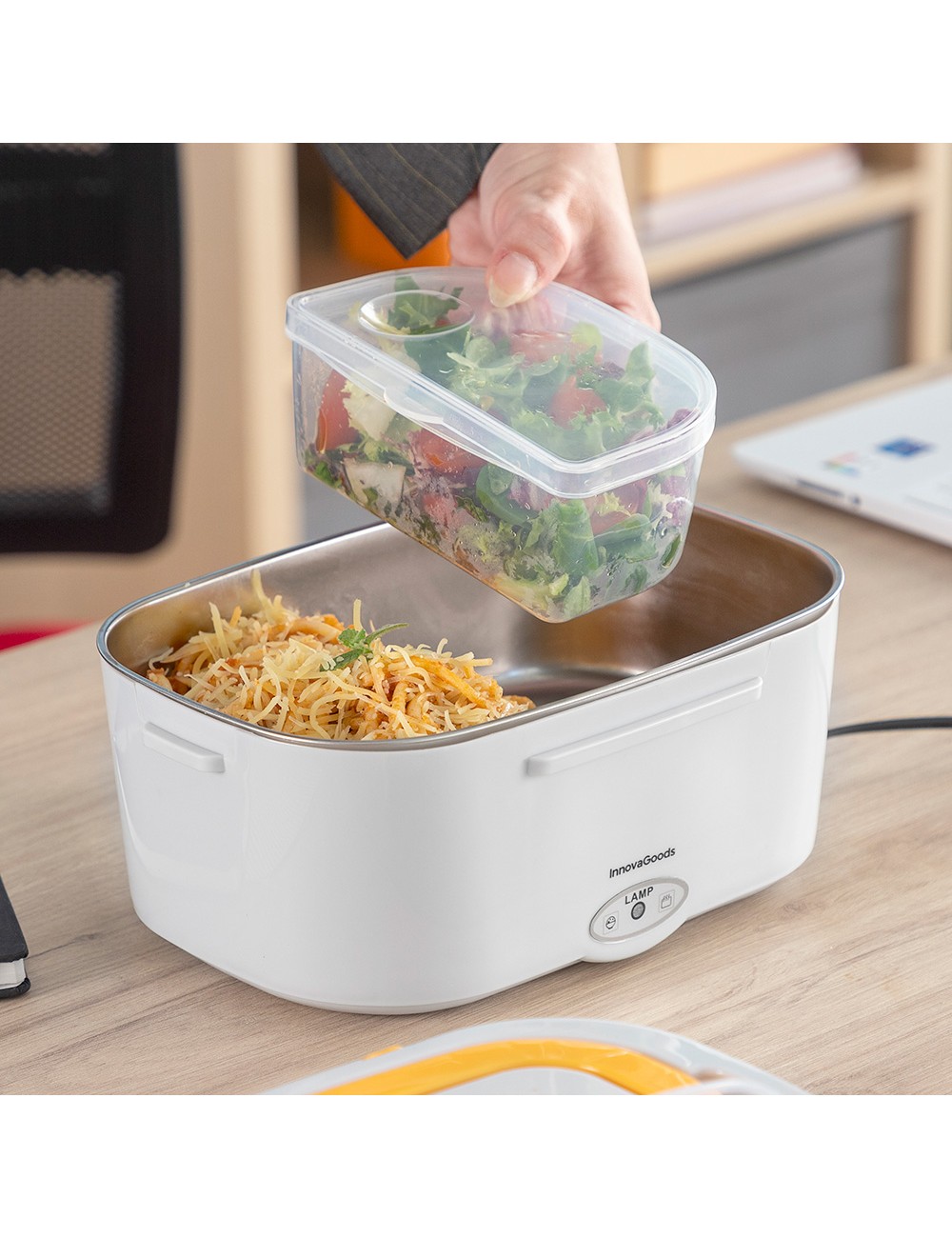 Fiambrera eléctrica 1,05 l para oficina y coche