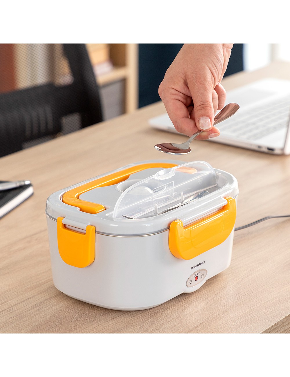 Fiambrera eléctrica 1,05 l para oficina y coche