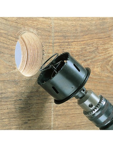 Sierra de corona con expulsor y avellanador de borde, ø68 mm