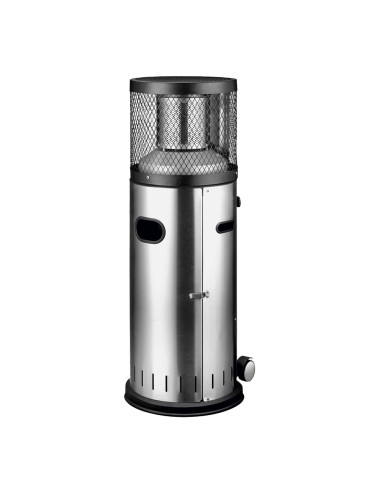 Estufa de gas de acero inoxidable para uso en exterior ø42 x 115 cm