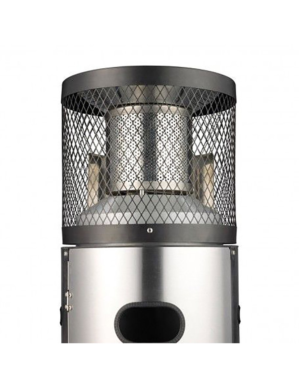 Estufa de gas de acero inoxidable para uso en exterior ø42 x 115 cm