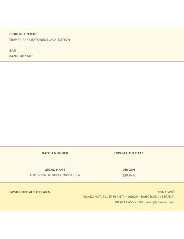 Trampa para ratones black edition