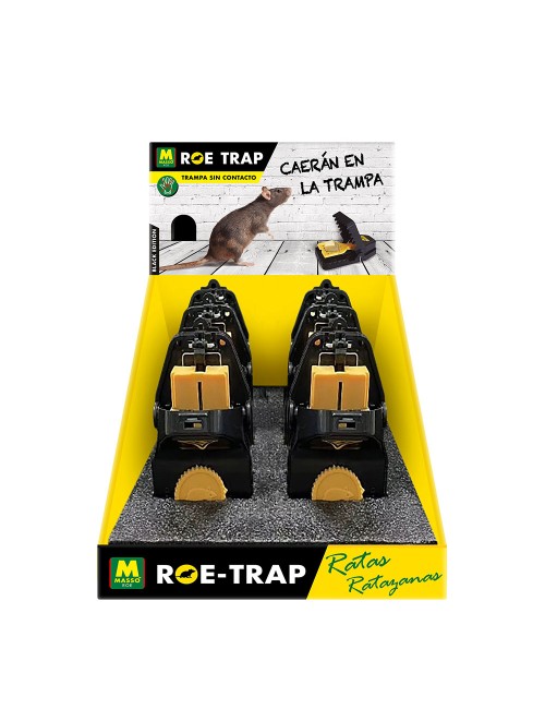Trampa para ratas black edition medidas 15,2 x 8 x 7,3 cm