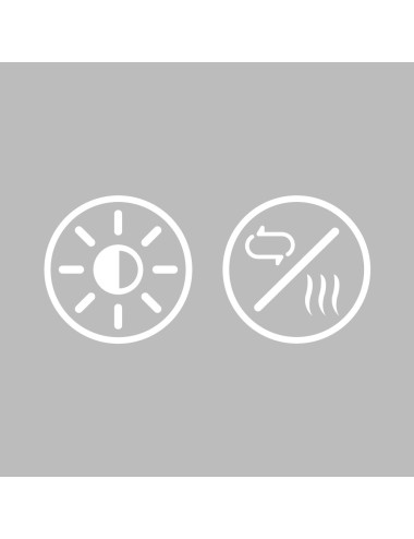 Espejo rectangular con led 20 w 80 x 60 cm