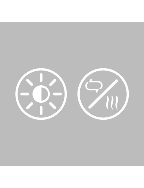 Espejo rectangular con led 20 w 80 x 60 cm