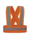 Tirantes de alta visibilidad color naranja fluor hvtora talla m