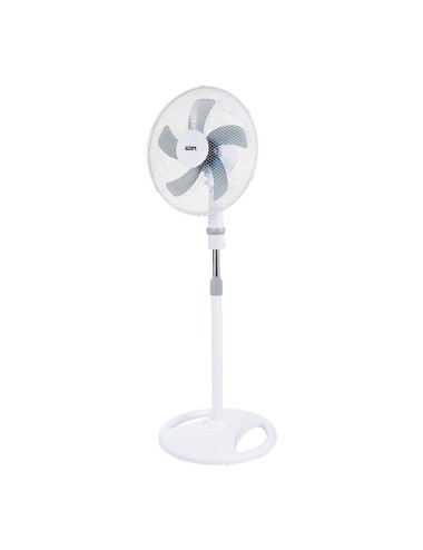 Ventilador 3 en 1, blanco, potencia 45w, aspas ø40 cm, altura regulable 107-133 cm