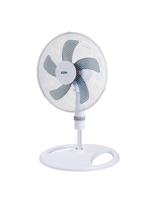 Ventilador 3 en 1, blanco, potencia 45w, aspas ø40 cm, altura regulable 107-133 cm