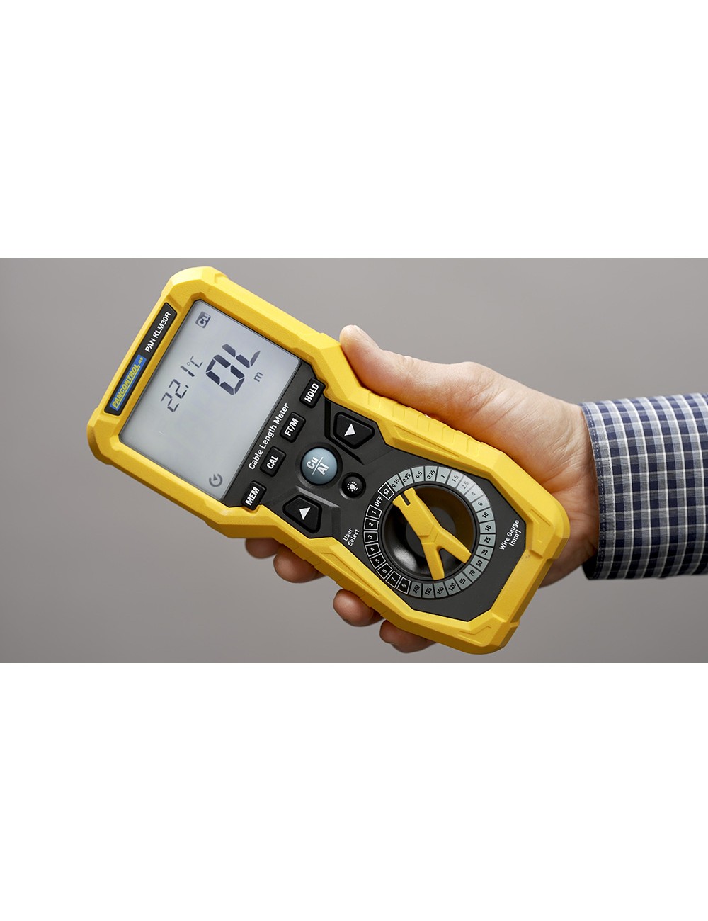 Medidor de longitud de cable pan klm30r pancontrol