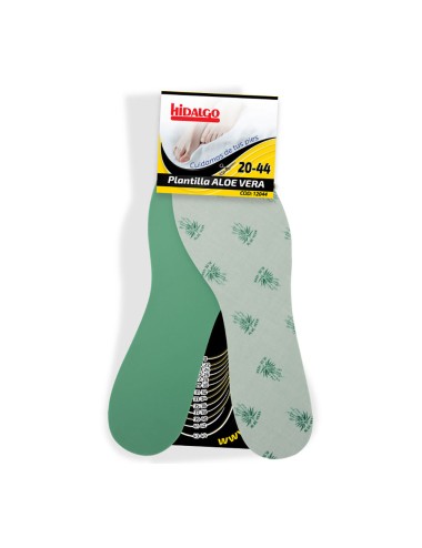 Plantilla para calzado aloe vera