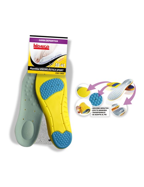 Plantilla para calzado viscoesport t: 38-41