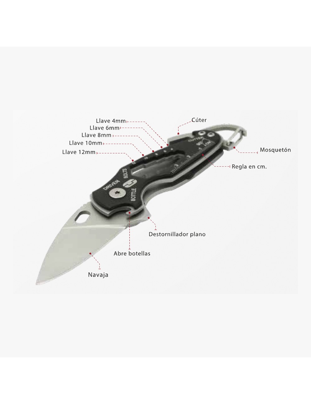 Navaja multiusos smartknife 11 en 1