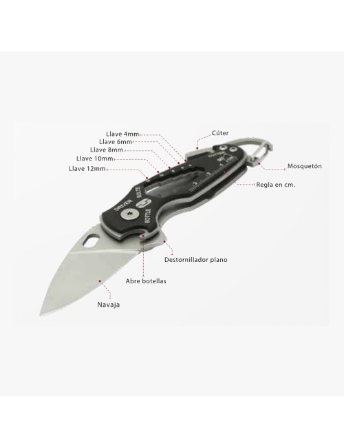 Navaja multiusos smartknife 11 en 1