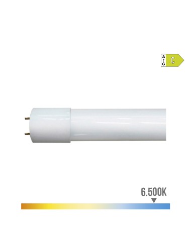 Tubo led t8 18 w 2.900 lm 6.500 k luz fria clase c (eq.36w) ø2,6 x 120 cm