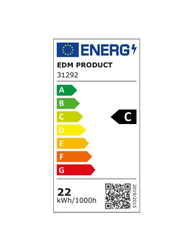 Tubo led t8 22 w 3.540 lm 6.500 k luz fria clase c (eq.58w) ø2,6 x 150 cm