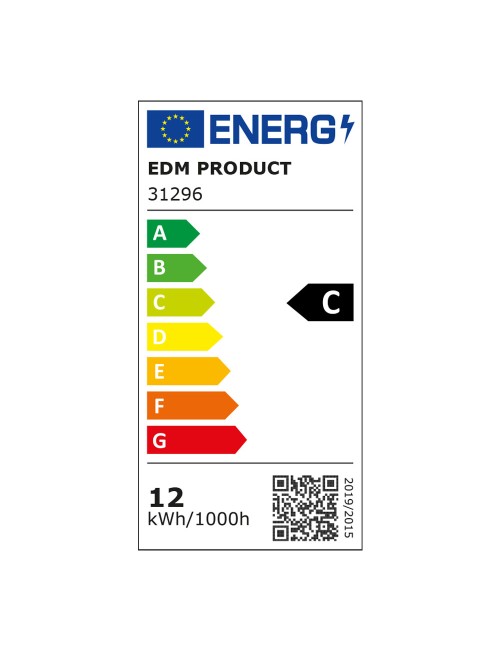 Tubo led t8 12 w 1.940 lm 6.500 k luz fría (eq.30w) clase c ø2,6 x 90 cm
