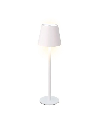 Lámpara led de mesa regarcable nterior color 27 cm blanco