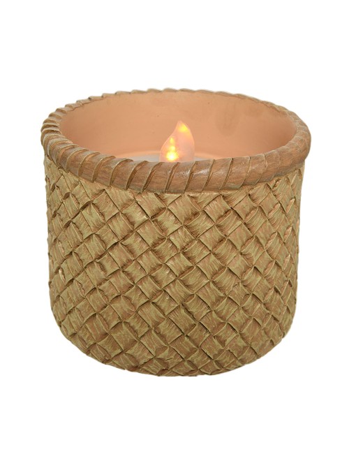 Vela solar efecto llama 8 cm